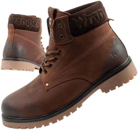 Wrangler Arch Fur buty męskie sztyblety trzewiki eleganckie ocieplane brązowe