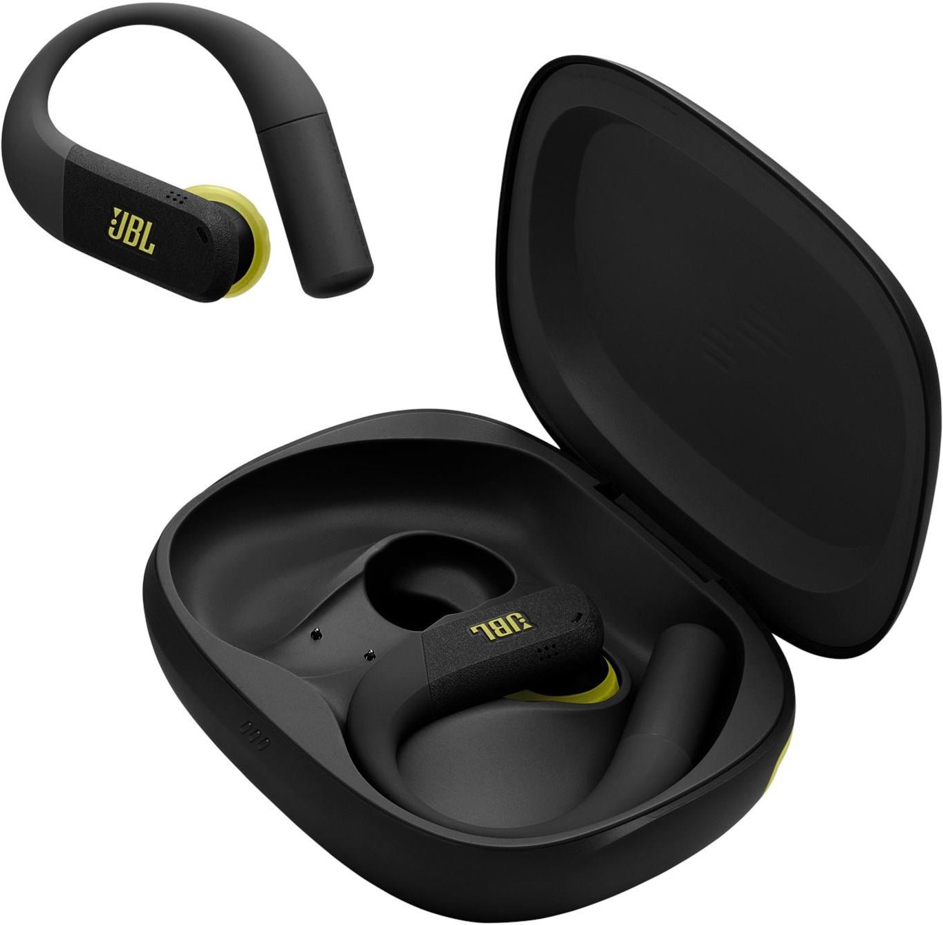 фото Навушники TWS JBL Endurance Peak 4 Black/Lime (JBLENDUPEAK4BLKL)