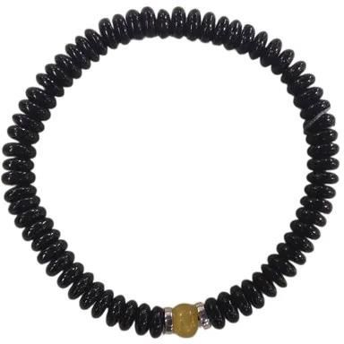 ankabizuteria.pl  Bransoletka z bursztynem talarki wiśnia z żółtą kulką