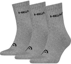 Zdjęcie SKARPETY HEAD ALL SPORTS SHORT CREW SOCKS 3 PACK GREY MELANGE - Lubliniec