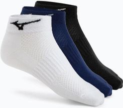 Zdjęcie SKARPETY MIZUNO TRAINING MID SOCKS WHITE/BLACK/ESTATE BLUE 3P - Pajęczno
