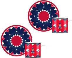 Zdjęcie Bialetti Zestaw 2 Filiżanek Ze Spodkami Do Espresso Joyful Christmas - Brzesko