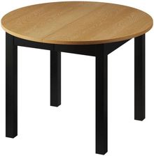 Zdjęcie Szynaka Meble Stół Rozkładany Caribu 105240 Czarny / Dąb Natura - Dzierżoniów