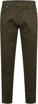 Duże męskie spodnie jeansy ze streczem Kam 265 khaki