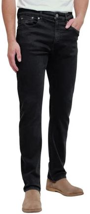 Duże męskie spodnie jeansy ze streczem Kam Bens czarne