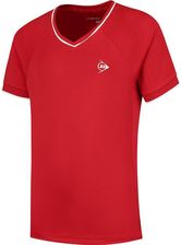 Zdjęcie KOSZULKA DUNLOP CLUB CREW TEE GIRL RED/WHITE - Kłobuck