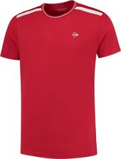 Zdjęcie KOSZULKA DUNLOP CLUB CREW TEE BOY RED/WHITE - Pajęczno