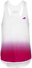 Zdjęcie KOSZULKA BABOLAT COMPETE TANK TOP GIRL WHITE/RED - Kłobuck