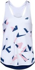 Zdjęcie KOSZULKA BABOLAT COMPETE TANK TOP GIRL WHITE/BLUE - Pajęczno