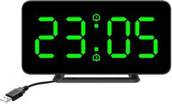 JVD Sieciowy Budzik Cyfrowy Z Termometrem Sb3216.1 15,5x7,5cm