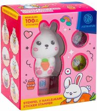 Zdjęcie Astra Art Pap Stempel Z Naklejkami Astrafun Królik 100 Naklejek Wielokrotnego Użytku + Książeczka - Skarżysko-Kamienna