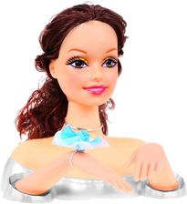 Zdjęcie Ramiz Lalka Brunetka Do Stylizacji Włosów Dla Dzieci 3+ Zestaw Czesania + Ozdoby Akcesoria - Kraków