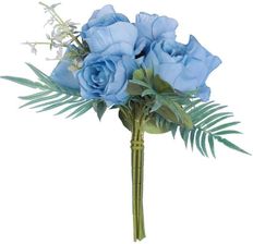 Zdjęcie Goliat Bukiet 10 Róż 30cm Kolor Niebieski - Trzcianka