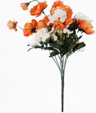 Zdjęcie Goliat Bukiet 10 Kwiatów Mix Anemonów I Hortensji W Kolorze Pomarańczowym - Trzcianka