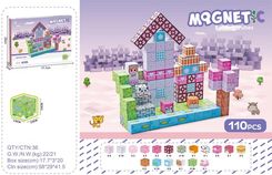Zdjęcie Ramiz Zestaw Kostek Klocków Magnetycznych 110El. - Kraków