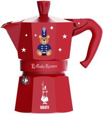 Zdjęcie Bialetti Kawiarka Moka Express Joyful Christmas 3Tz Czerwona - Jasień