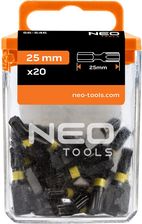 Zdjęcie Neo Tools Bity Udarowe Tx25X25Mm 20Szt. - Tarnogród