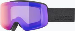 Zdjęcie Uvex Gogle Narciarskie Dziecięce Pwdr Fm Black Matt/Mirror Ruby/Green/Clear 24/25 - Sulechów