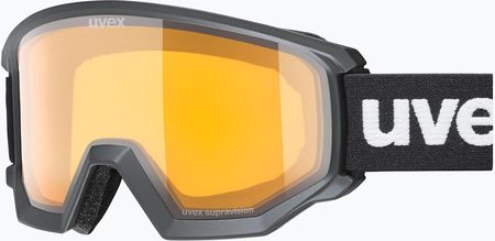 Uvex Gogle Narciarskie Athletic Lgl Black Matt/Yellow/Clear 24/25