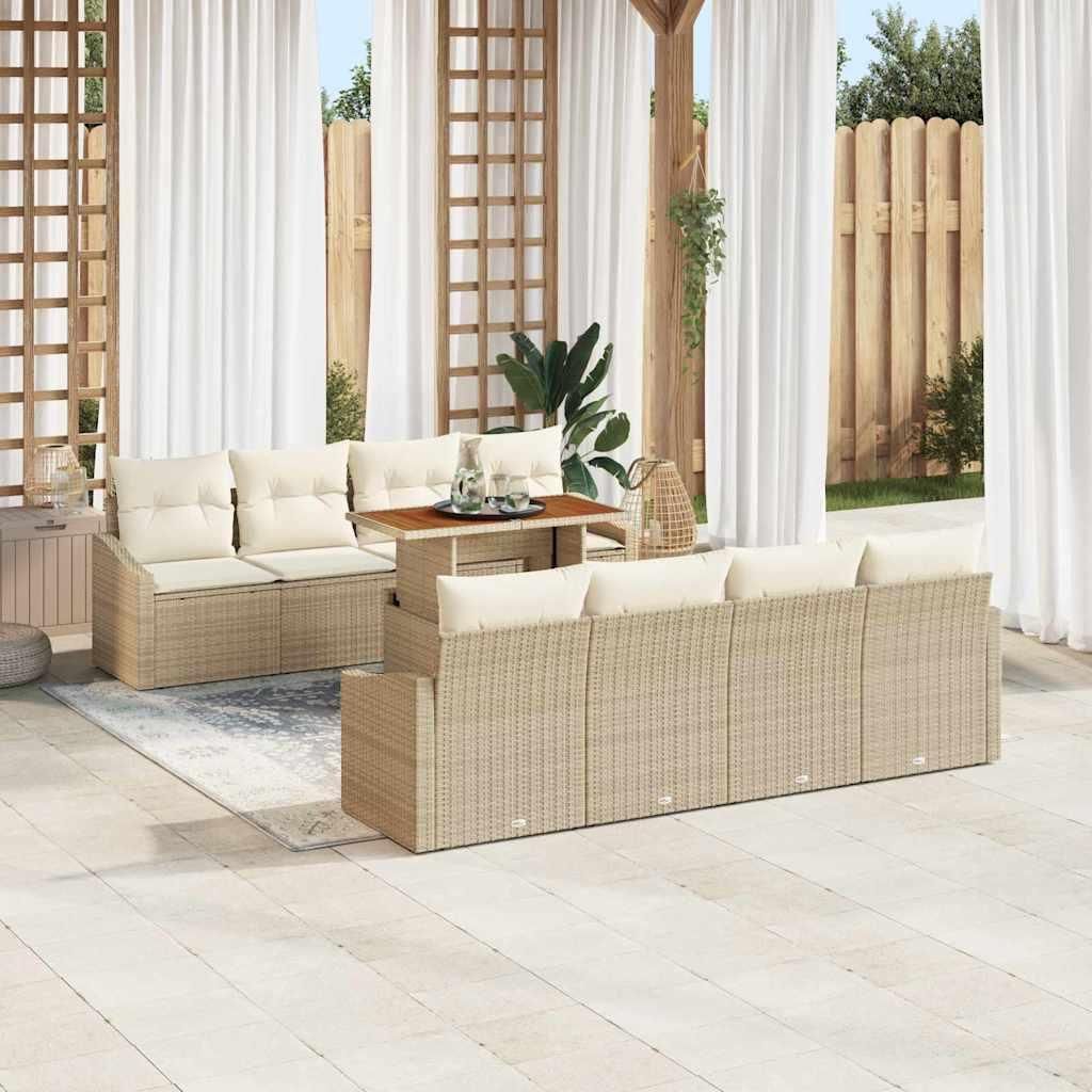 Garden sofa DKD Home Decor Natural 77 x 58 x 85 cm