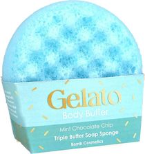 Zdjęcie Bomb Cosmetics Gelato Body Buffer Gąbka Do Mycia Ciała Mint Chocolate Chip 200g - Rychwał