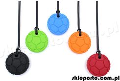 Zdjęcie Ark Therapeutic Soccer Ball Gryzak Logopedyczny W Kształcie Piłki Nożnej - Miękki Ark#8217;S Chew Necklace - Dębica