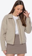 Zdjęcie Ocieplana damska bomberka beżowa - Piastów