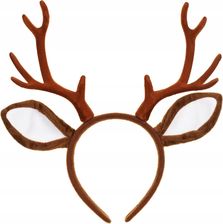 Zdjęcie Opaska Rogi Jelonka Z Uszami 26 X 28.5 CM Jelonek Boże Narodzenie Święta - Sopot