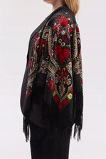 Zdjęcie Chusta folkowa chusta góralska 50% wełna 50% wiskoza - Poręba