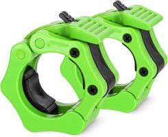 Zdjęcie 4FIZJO Zaciski Szczękowe Na Gryf Olimpijski 2Szt. Zielone - Solec Kujawski