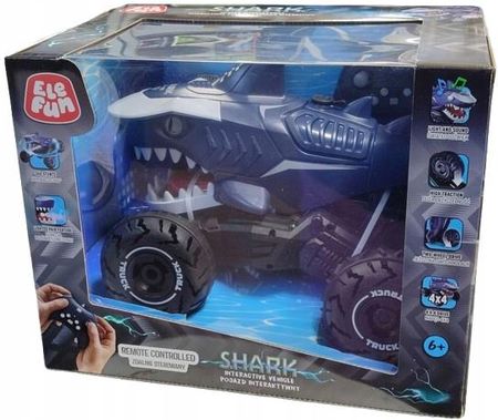Elefun Interaktywny Pojazd Kaskaderski Zdalnie Sterowany Rekin