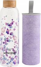 Zdjęcie Waterdrop Glass Edition 600ml Szklana Butelka Na Wodę Boost Liście - Dolsk