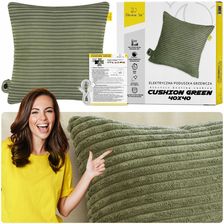 Zdjęcie Mission Air Poduszka Elektryczna Cushion Green 40x40cm - Kolno