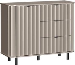 Zdjęcie Jarstol Komoda Novado No-3 1D3S Czarny Clay Gray - Sieradz