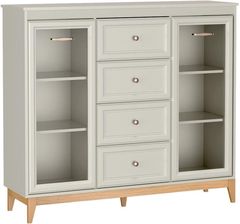 Zdjęcie Jarstol Witryna Niska Windsor W-7 2D4S Dąb Naturalny Kaszmir - Nowy Korczyn