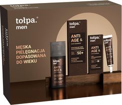 Zdjęcie Tołpa Zestaw Men Anti Age: Krem Do Twarzy 50+ 50ml + Krem Pod Oczy 15ml - Pilawa