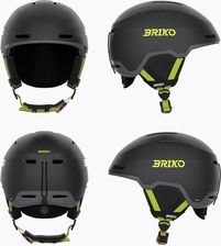 Zdjęcie Briko Kask Narciarski Aran Matt Shark Gray/Light Gray/Electric Lime 24/25 - Ząbki