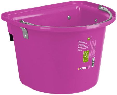 Kerbl Pojemnik Na Paszę Z Zawiesiem I Pałąkiem, 12 L, Różowy