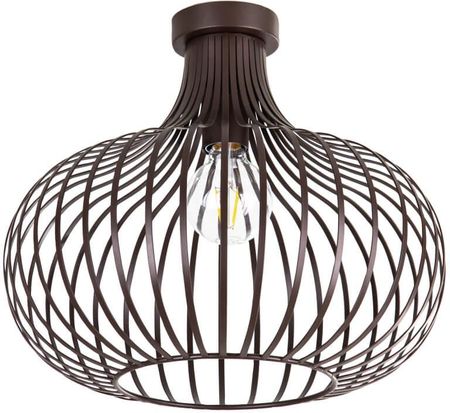 Sufitowa druciana lampa Mateo do salonu czarna (63370111X)