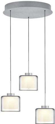 Elements By Bankamp Klara Lampa Wisząca 3-Punktowa Okrągła, Led, 20651/3-36, (20651336)