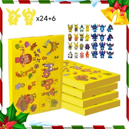 Kalendarz Adwentowy Stitch Figurki Bajka Zabawka Prezent Odliczanie 24 Dni