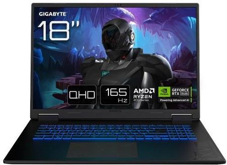 Laptop Gigabyte GAMING A18 18"/Ryzen 7/16GB/512GB/NoOS (3THK3EEC93SD)