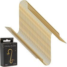 Zdjęcie CHRISTMAS DECORATION Haczyki Do Bombek Złoty 50 Sztuk (8720573711968) - Trzebinia