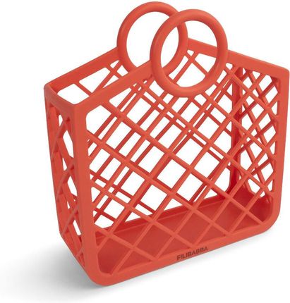 Filibabba Silikonowa torba plażowa Warm Red