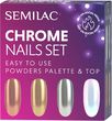 Semilac Chrome Nails Set Zestaw