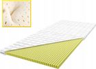 Webtex-1 Materac Nawierzchniowy 90x200 Lateks Natura topper