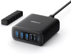 Zdjęcie Anker Charger 112W 6 Ports GaN Black 1 (A2154G11) - Wyśmierzyce