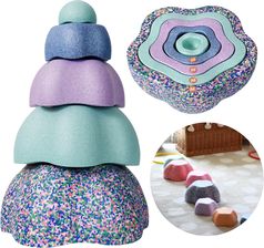 Zdjęcie Majestic Sport Ścieżka Sensoryczna Kamienie Balansujące Rzeczne Do Ćwiczeń Równowagi 5szt. - Bogatynia