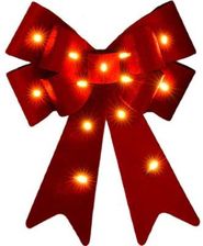 Zdjęcie Kokarda dekoracyjna CHRISTMAS DECORATION Led 25 cm - Międzylesie