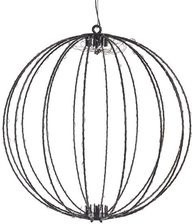 Zdjęcie Dekoracje Kula Metalowa 220 LED Czarna 38cm 5m - Błonie
